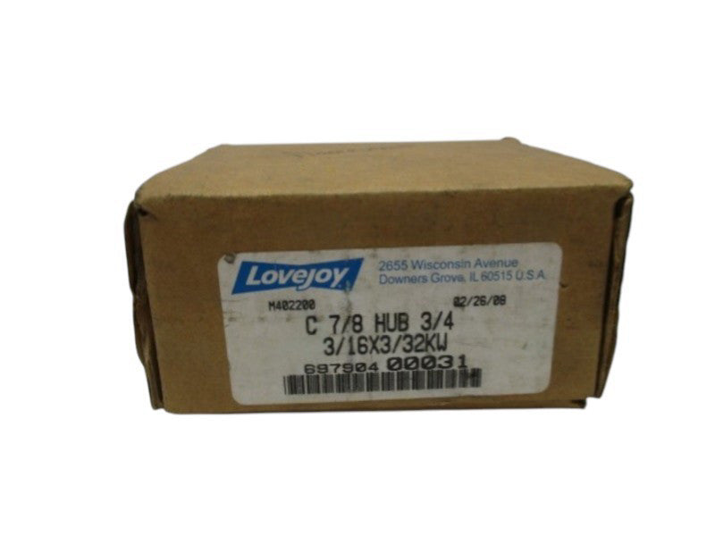 LOVEJOY 69790400031 C 7/8 HUB 3/4 SIER BATH COUPLING  NSMP