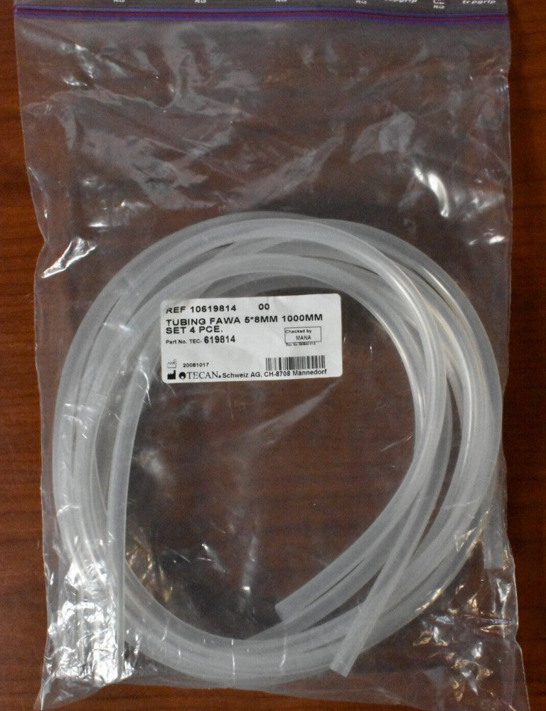 Tecan 10619814 FAWA Tubing 5x8mm, 1000mm TEC-619814 (Set of 4 Pcs)