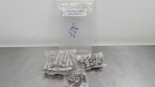 25 Pack Agilent Varian FB0338C12 Bolt Nut Set 52mm