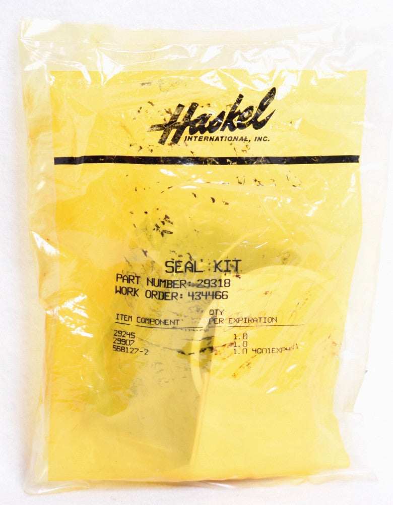 Haskel Seal Kit 29318  Factory Sealed