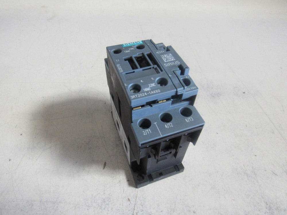SIEMENS SIRIUS 3RT2024-1AK60 CONTACTOR 380V 12A 110V-COIL XLNT TAKEOUT !!