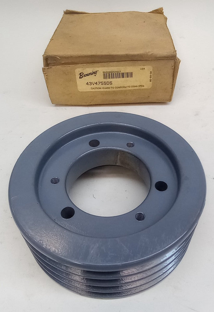 Browning 43V475SDS V-Belt Sheave Pulley 4 Groove