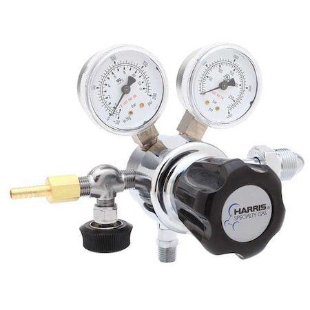 Harris Kh1011 Specialty Gas Regulator, Breathing Air, Single Stage, 0.825"-14