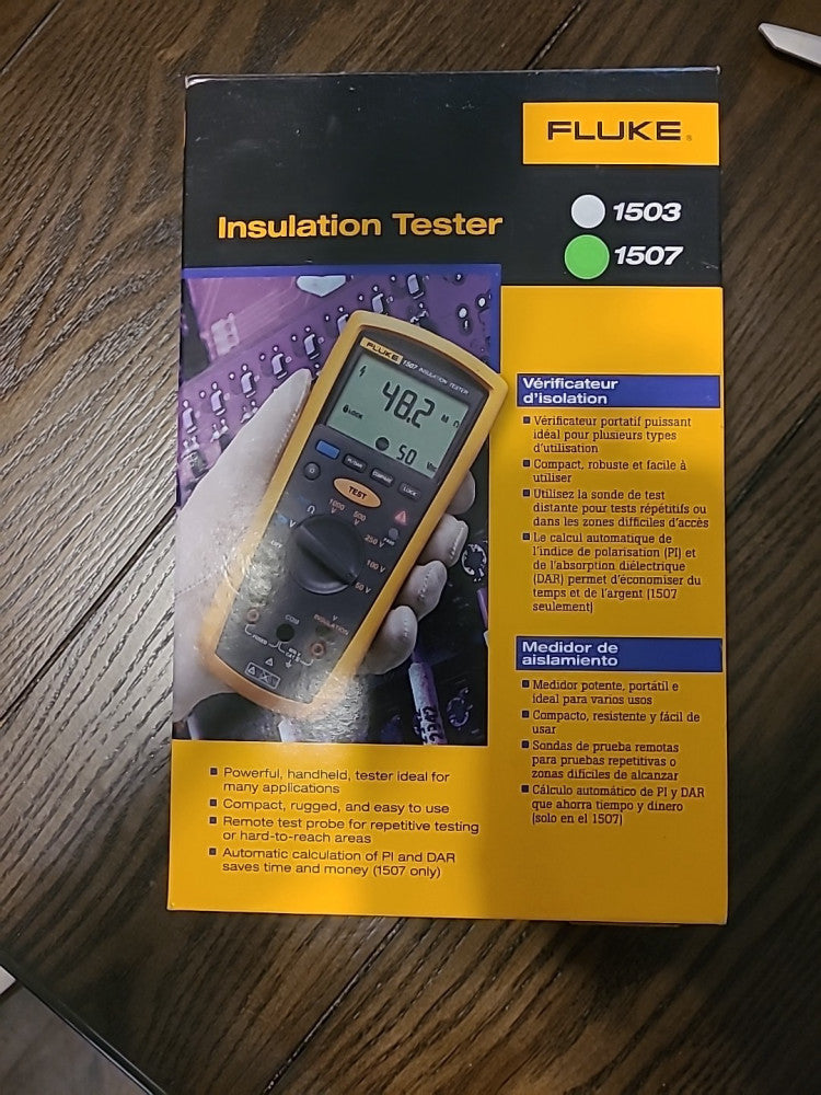 Fluke 1507 Digital Insulation Resistance Tester  Megohmmeter