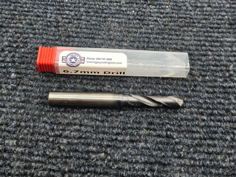 M.A. Ford 2XDSS2638A: Twister Xd 3X Solid Carbide Drill, 6.70Mm