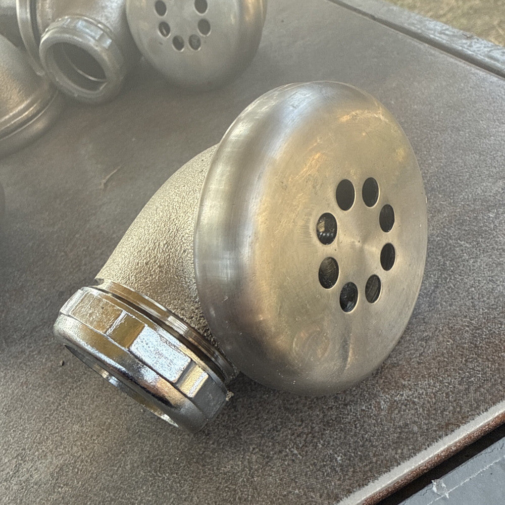 011356-45 Waste Drain Overflow Head Stainless and Chrome T&S