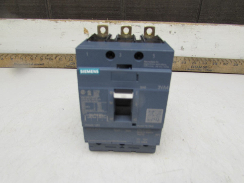 SIEMENS 3VA4110-4ED34-0AA0  ,CIRCUIT BREAKER,  3P /100A /480V/25kA   MAKE OFFER!