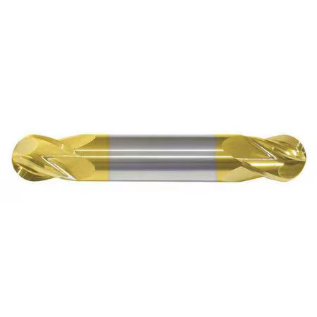 Zoro Select 220-001131 End Mill,5/8 In.4 Flutes,Tin