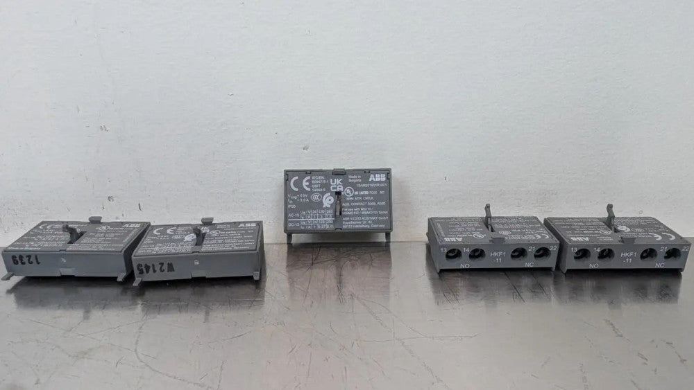 5 Pack ABB 1SAM201901R1001 Auxilliary Contact HKF1-11 1NO 1NC