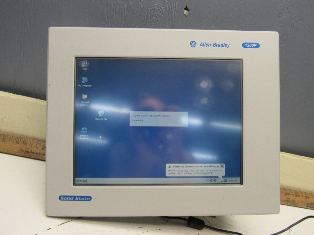 ALLEN BRADLEY 1200P VERSA-VIEW INDUSTRIAL PC 6181F-12TSXP SER-E NICE TAKEOUT !!