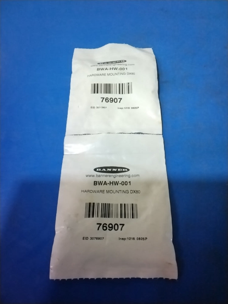 BANNER BWA-HW-001 HARDWARE MOUNTING DX80, Lot Of 2