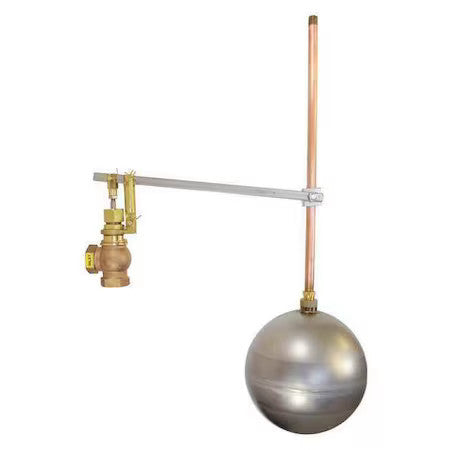 Zoro Select Ahlb50-Gr Float Valve,Bronze,Fnpt Connection,1/2"