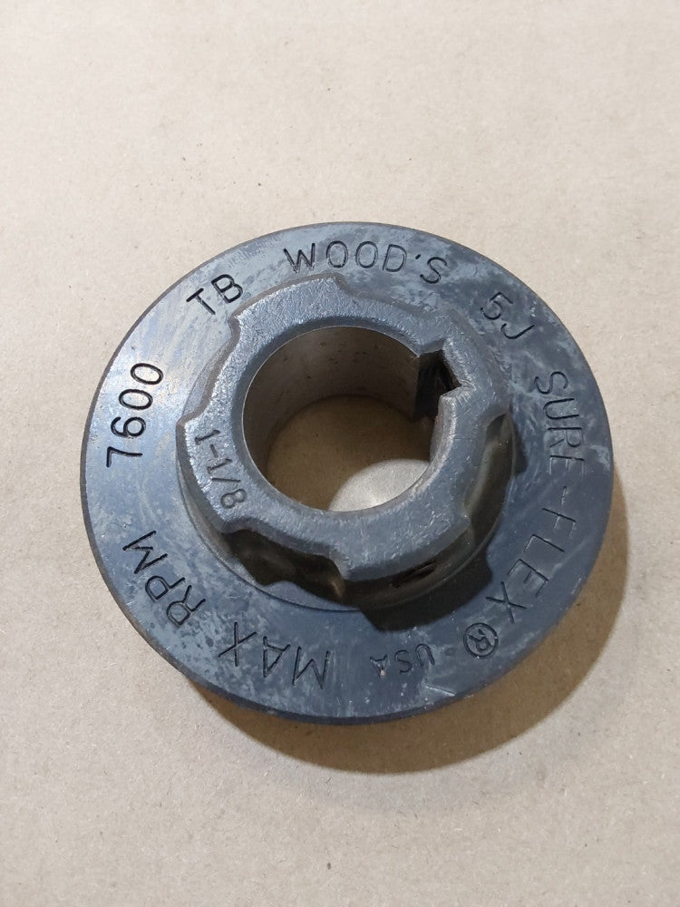 TB WOODS 5J118 Sure-Flex COUPLING FLANGE, 1-1/8" BORE
