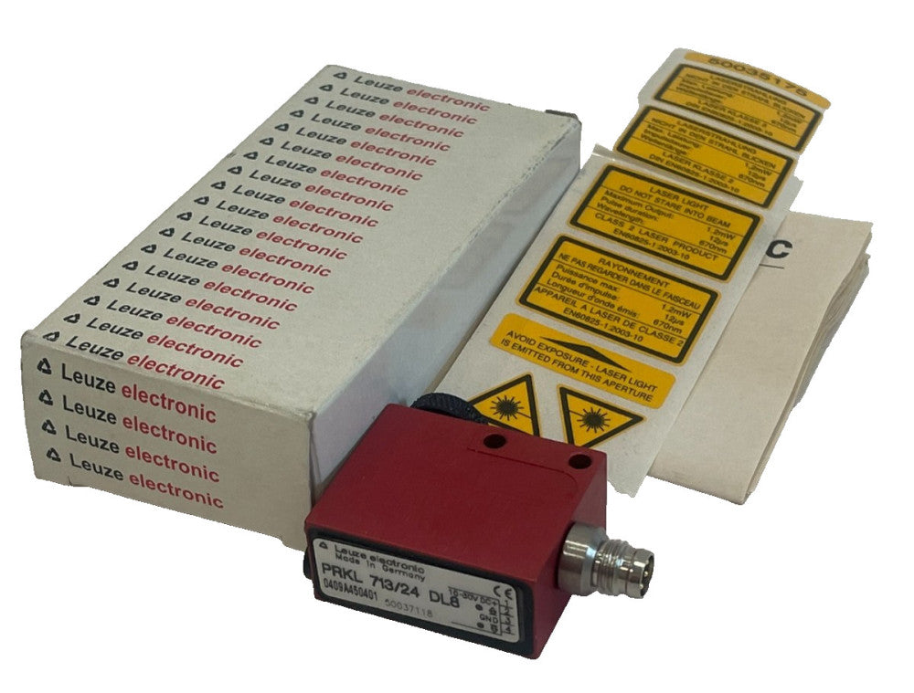 NEW LEUZE PRKL 713/24 DL8 PHOTO ELECTRIC SENSOR PRKL71324DL8