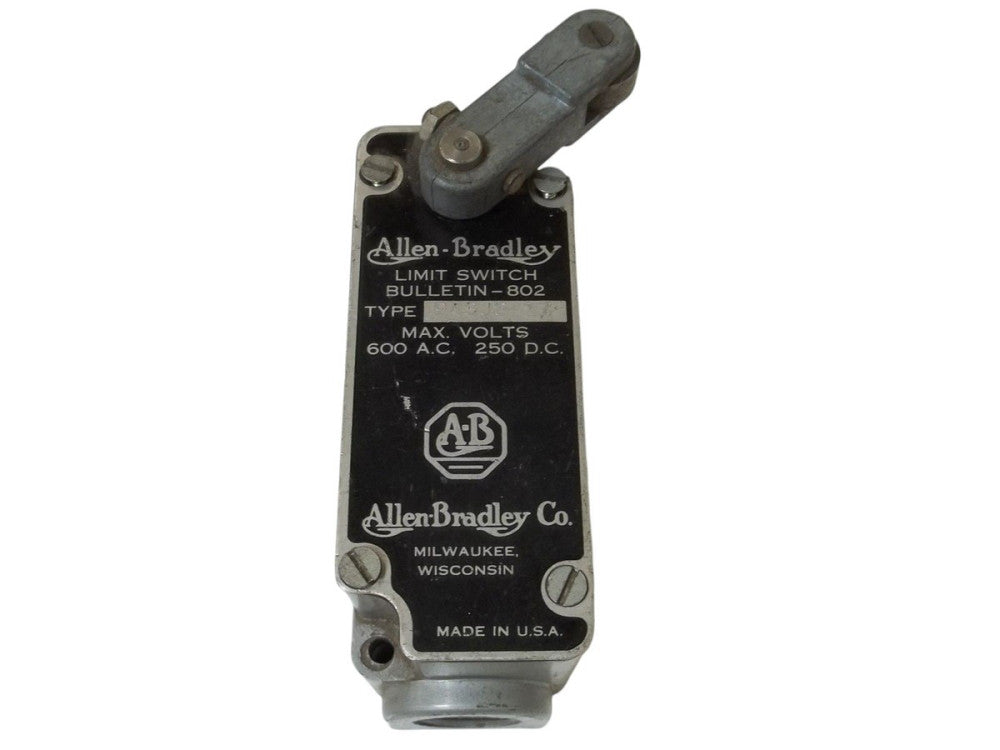 ALLEN BRADLEY 802-PASJ2-17 LIMIT SWITCH UNMP