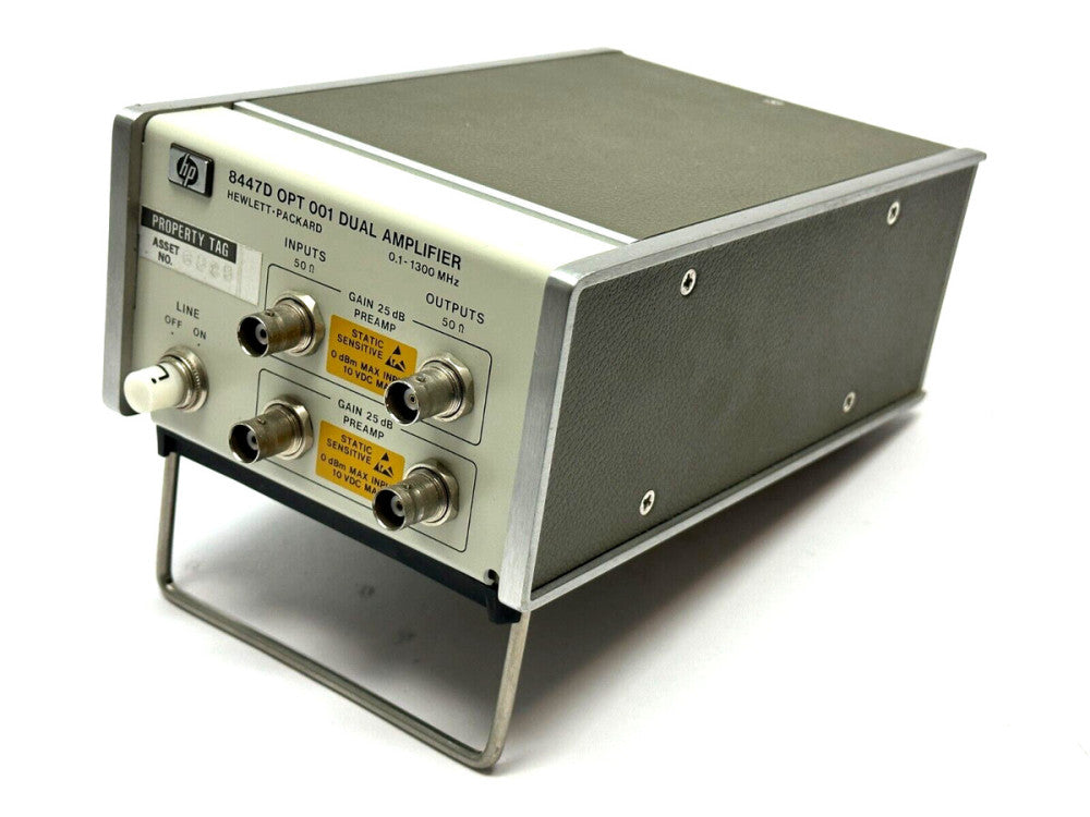 HP 8447D OPT.001 Dual Amplifier 0.1-1300MHz Dual Channel
