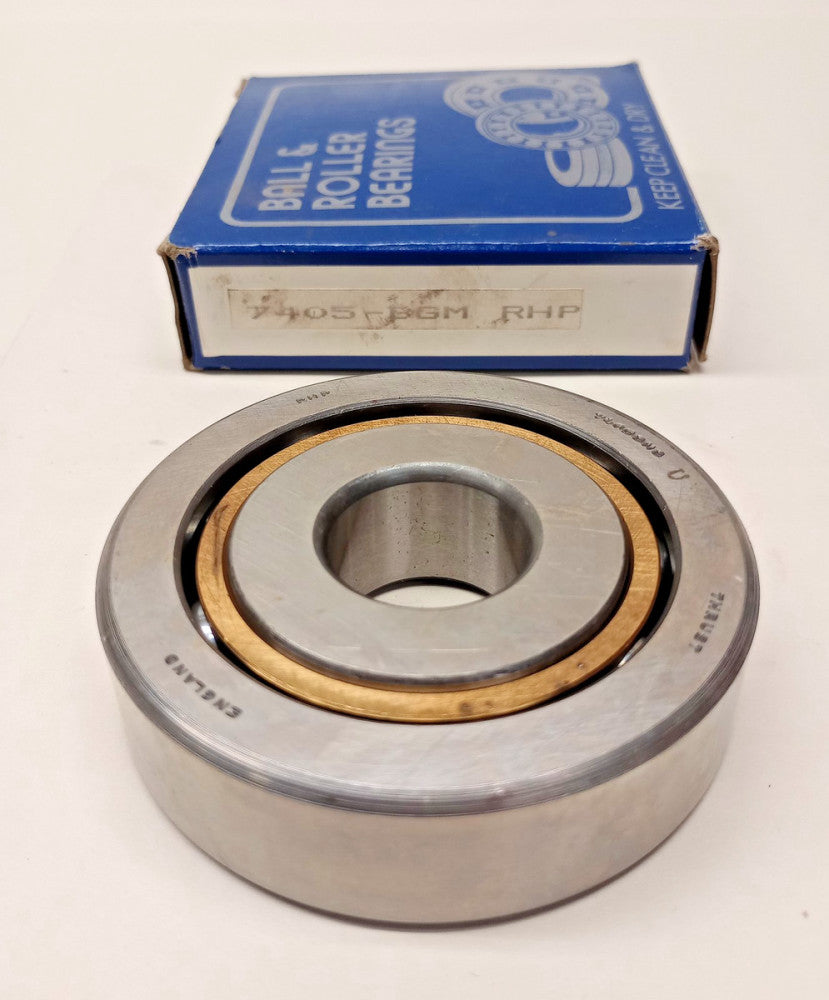 RHP 7405BGM Angular Contact Ball Bearing 25x80x21mm ref# 7405B/7405BMB/7405BMBU