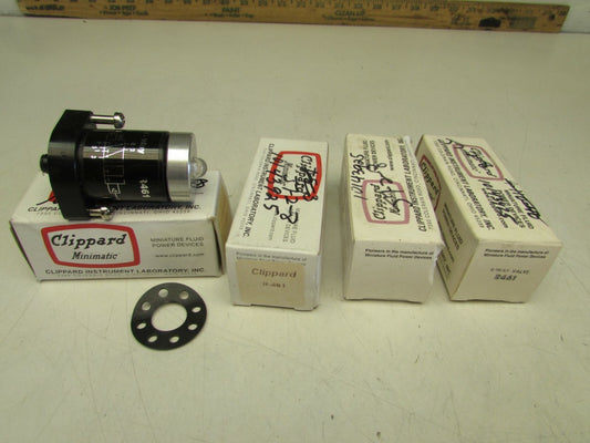 4 - CLIPPARD MINIMATIC R461 , 4-WAY VALVE,  NEW IN BOX! , 4 PIECES! ,MAKE OFFER!