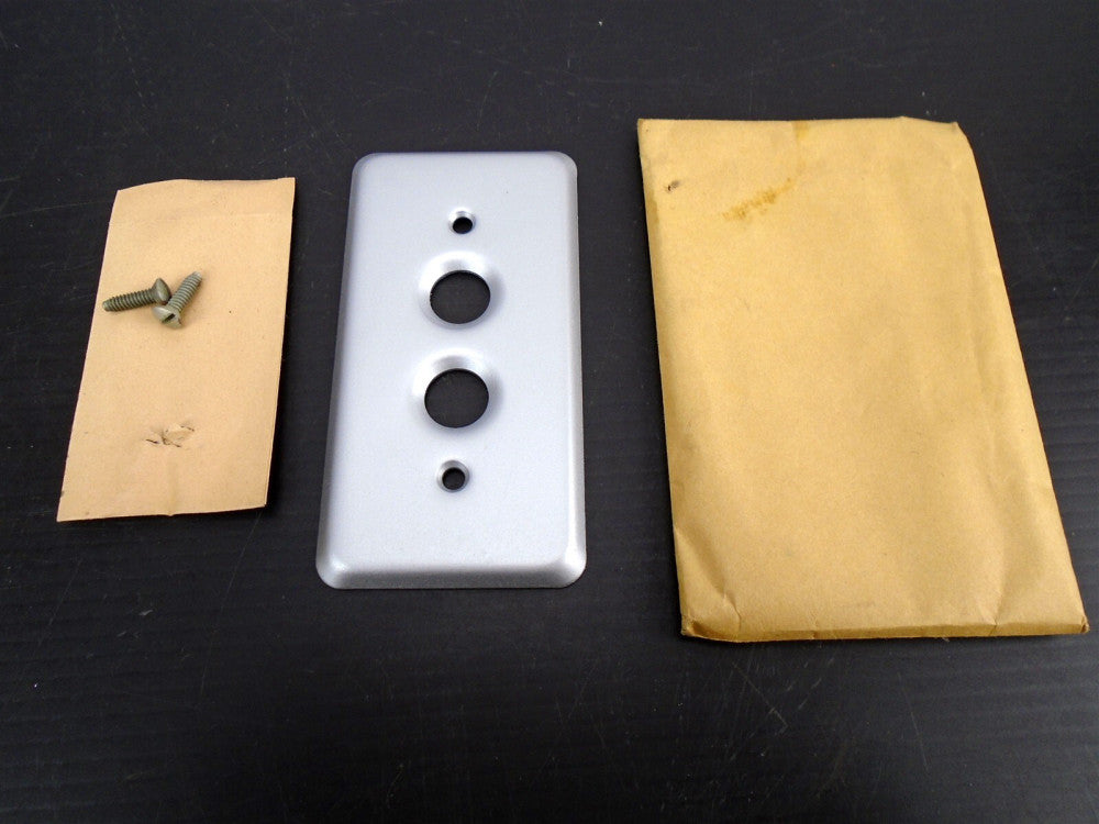 One (1) - 2 Button Push Switch Plate Covers Single GANG BOX Covers (HEAVY DUTY)