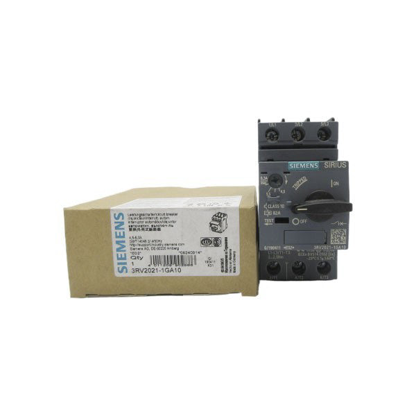 SIEMENS 3RV2021-1GA10 4.5-6.3A NSMP