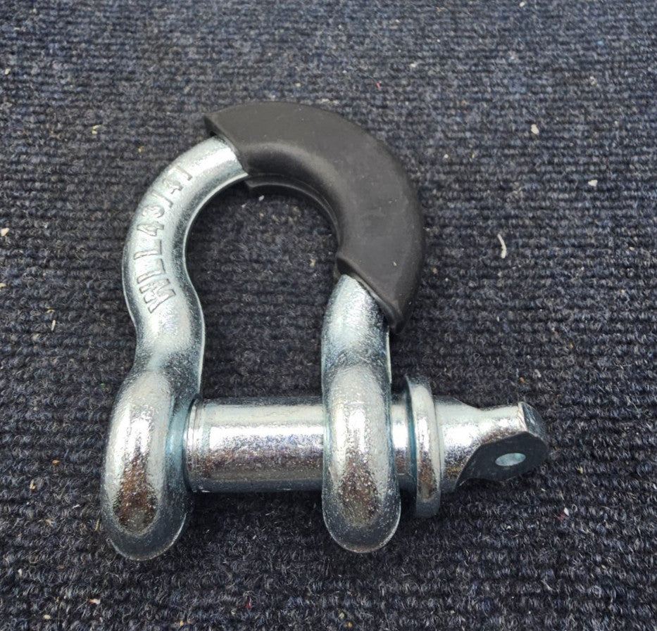 (QTY 2) Galvanized Steel Screw Pin Anchor Bow Lifting Shackle WLL43/4T 3/4″ 4Ton