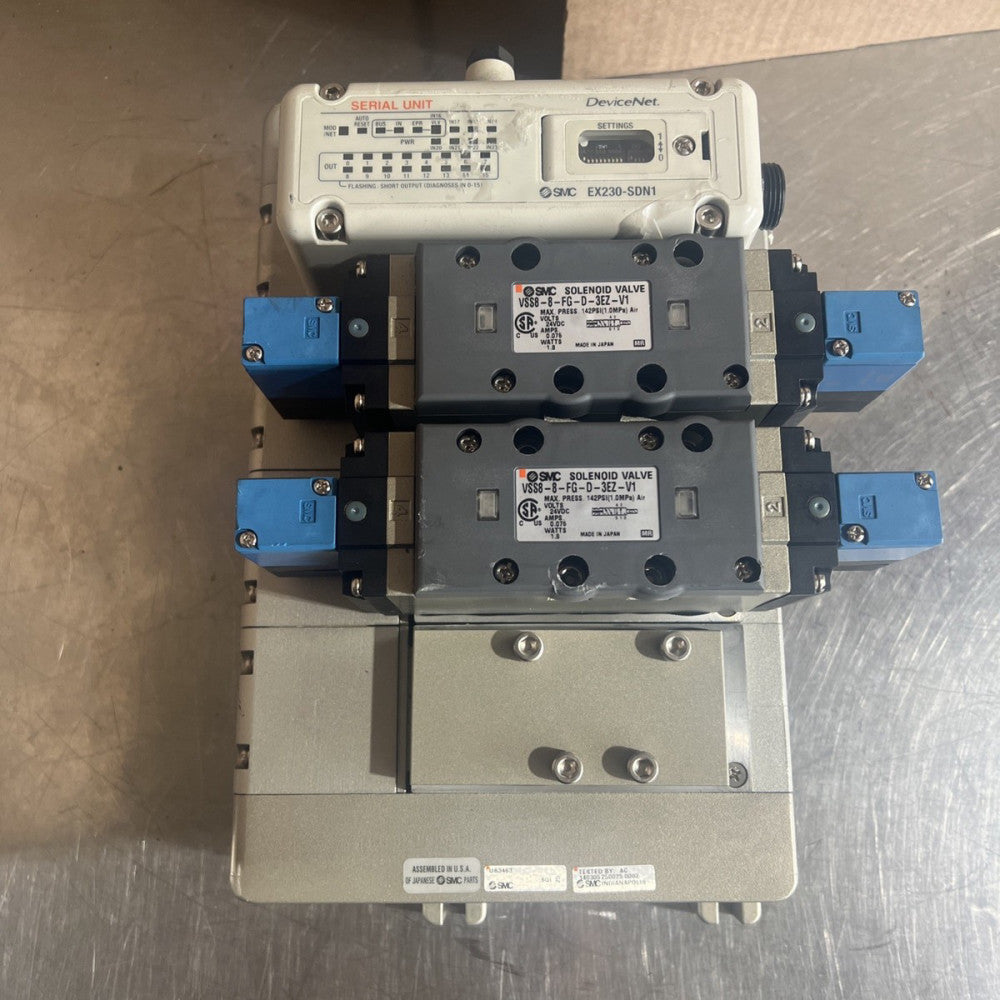 SMC US3463 SMC EX230-SDN1 VALVE UNIT Nos Surplus