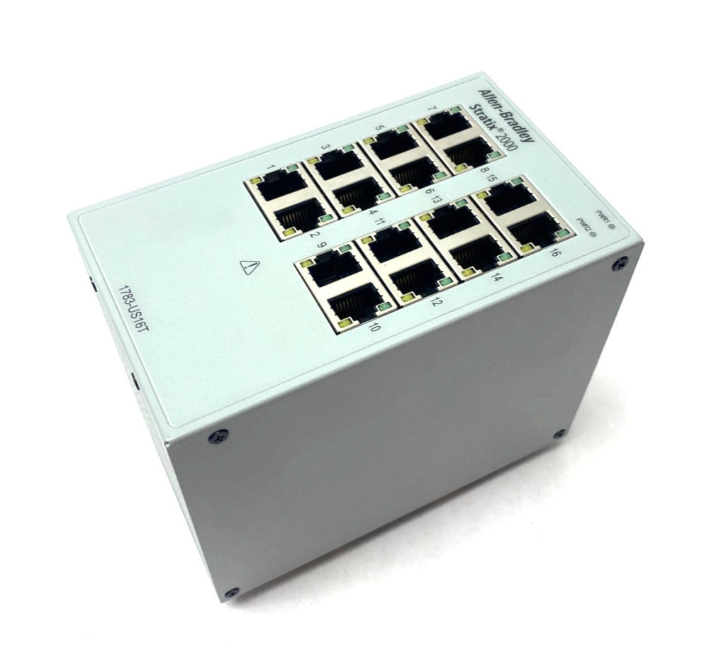 Allen Bradley 1783-US16T Ser. B Stratix 2000 Unmanaged Ethernet Switch 16-Port