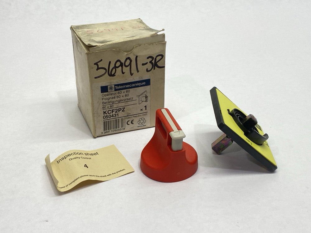 Telemecanique KCF2PZ Operator Handle Red/Yellow 60 x 60mm