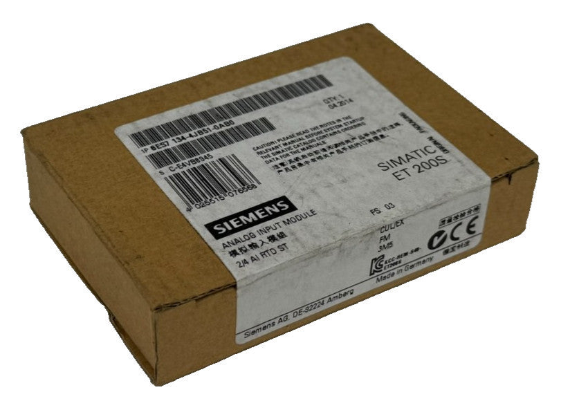 NEW SEALED SIEMENS 6ES7134-4JB51-0AB0 ANALOG INPUT MODULE 6ES7 134-4JB51-0AB0