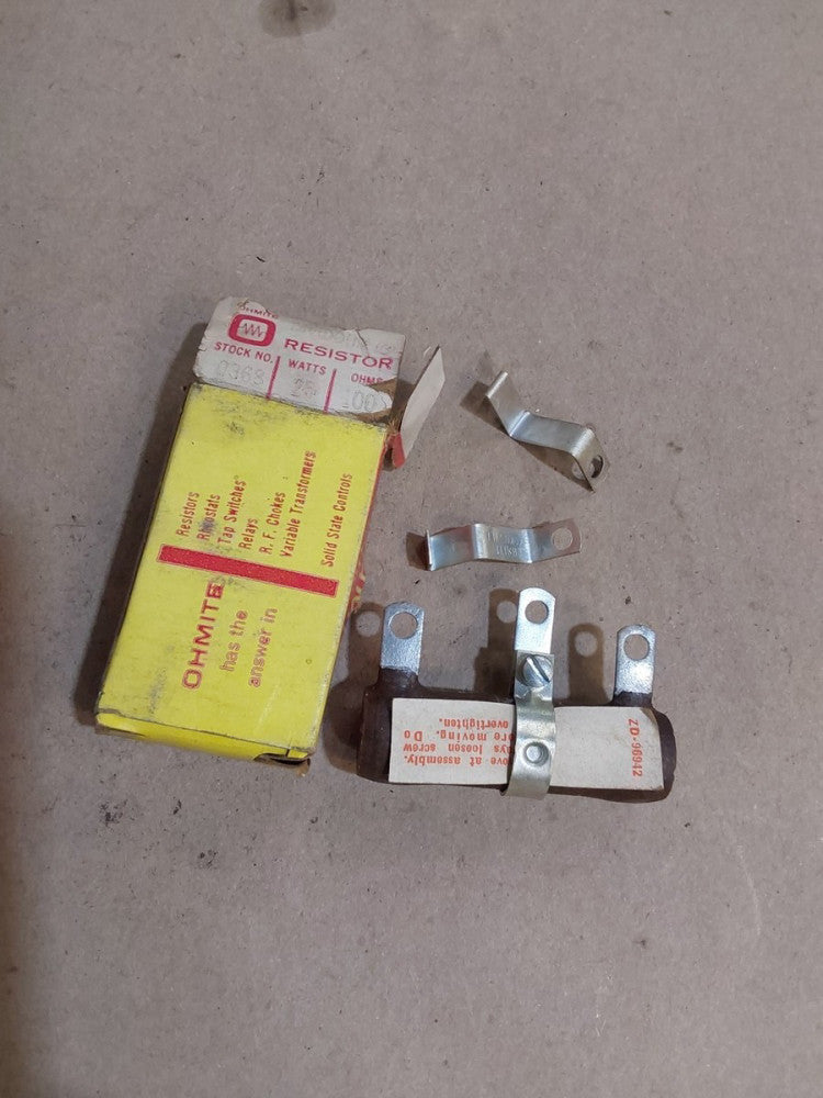 Ohmite 210-25K-40 Dividohm Vitreous Enamel Resistor 100 Ohms