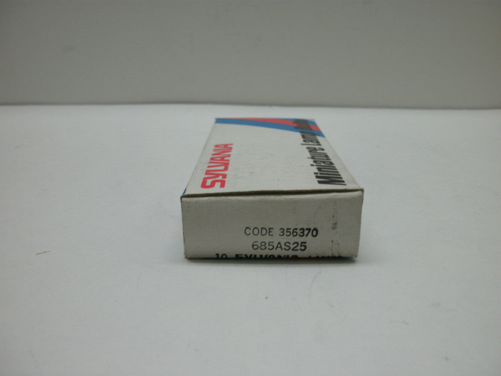 SYLVANIA 685 MINIATURE LAMP BULBS SX4s 5V .06A 0.3W T-1 SUB-MIDGET(LOT OF 10)NIB