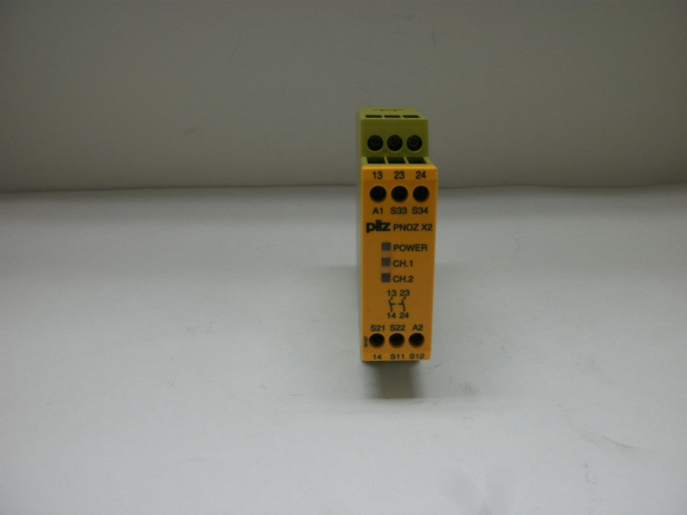 PILZ PNOZ X2 24VAC/DC 2N/0 SAFETY RELAY 24 VAC/DC 774303 6 AF/4 AT