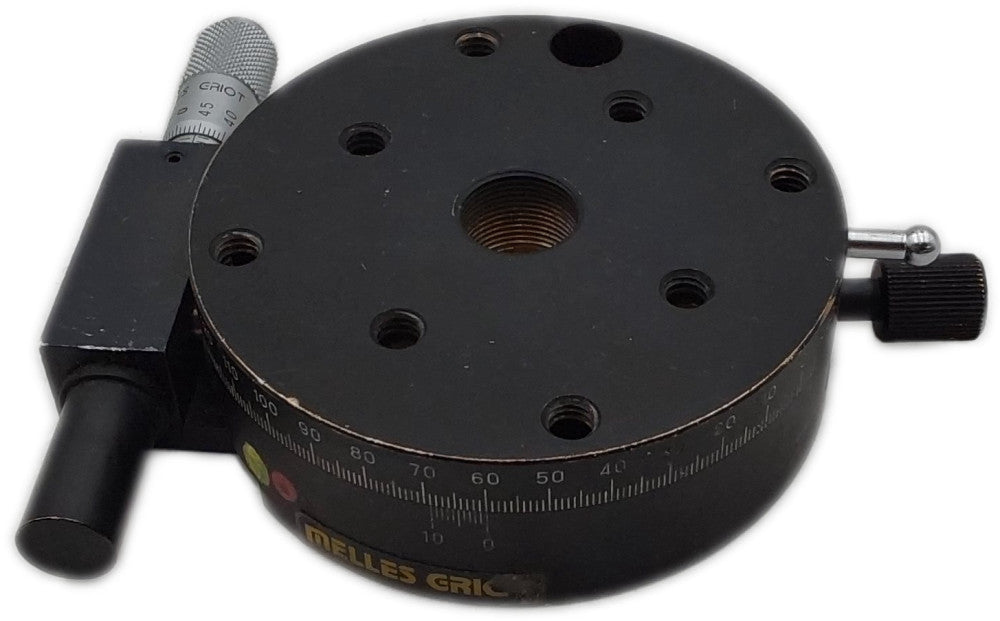 Melles Griot Precision Gear-Driven Rotation Stage w/ Micrometer 