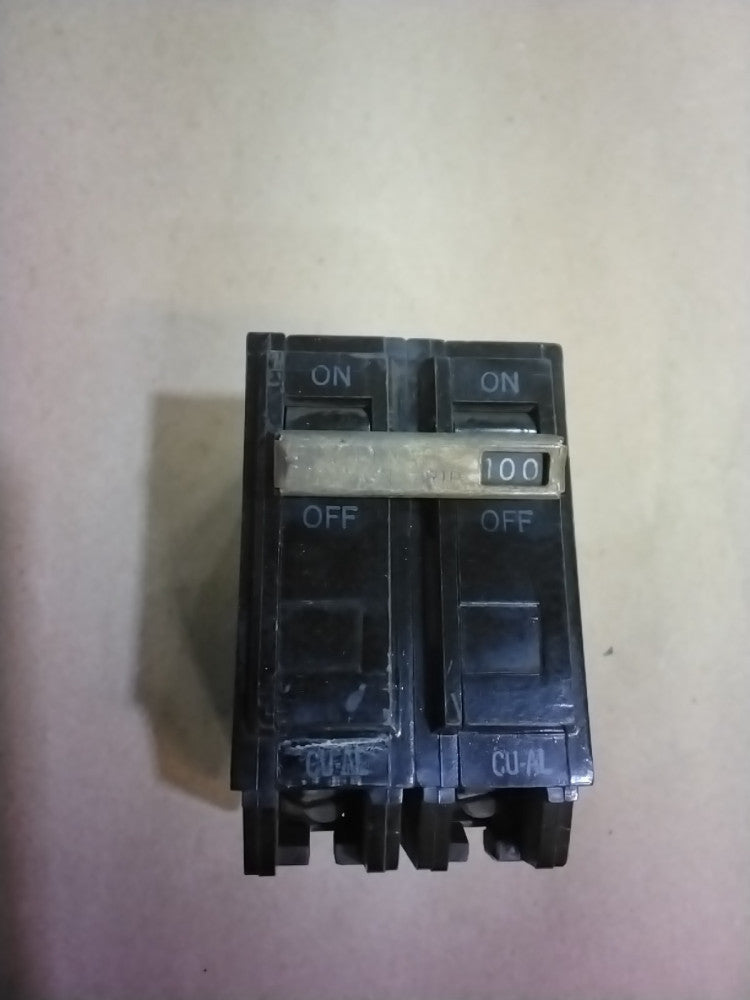 GENERAL ELECTRIC GE Circuit Breaker 100Amp 120/240v 2 Pole TQAL21100 THQL21100