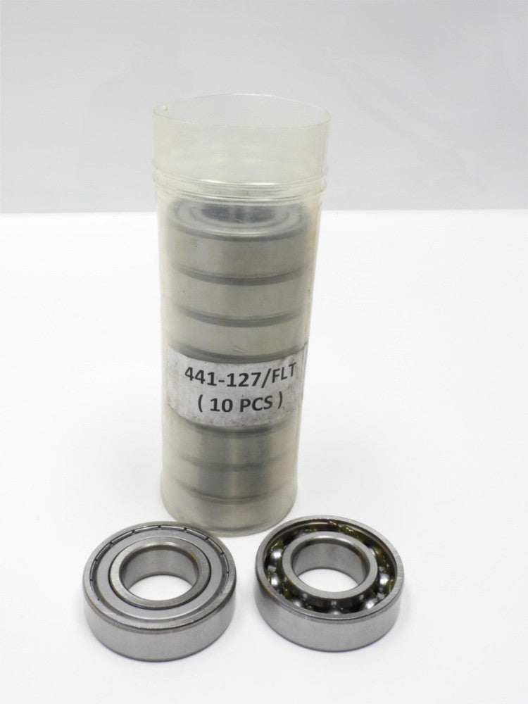(Lot of 10) 441-127/FLT Single Shield Ball Bearing 6205Z