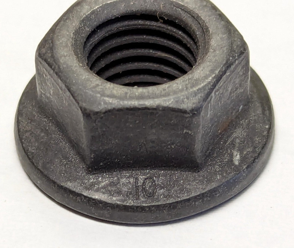 (20) M12-1.75 Hex Flange Nut, Class 10, Black Oxide DIN 6923 31084R1 NAVIS [B7S4