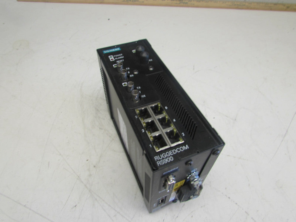 RUGGEDCOM RS900 6GK6090-0AS21-0BA0-ZA15+B06 ETHERNET SWITCH XLNT USED TAKEOUT !!