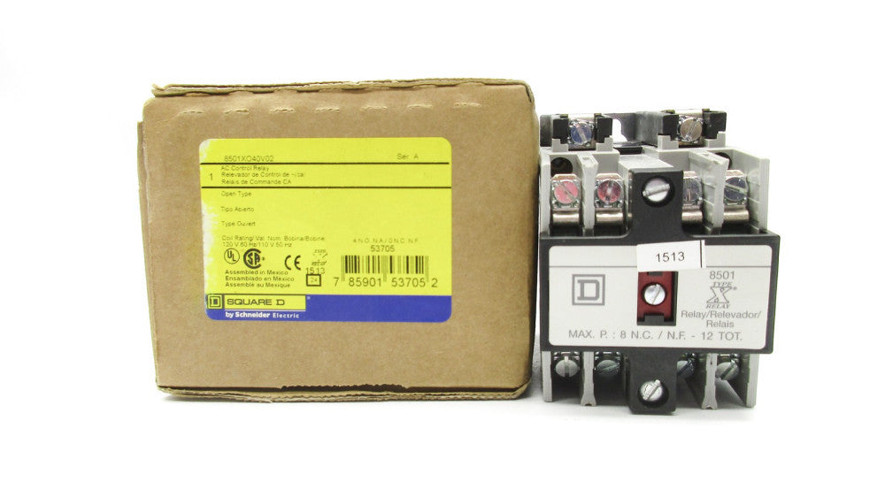 SQUARE D 8501XO40V02 SER. A 110/120V 20A NSMP