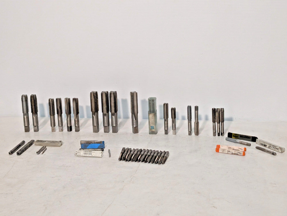 Lot of 40+: Asstd Industrial Taps Tools: Morse, Regal, Hertel, Cleveland, More