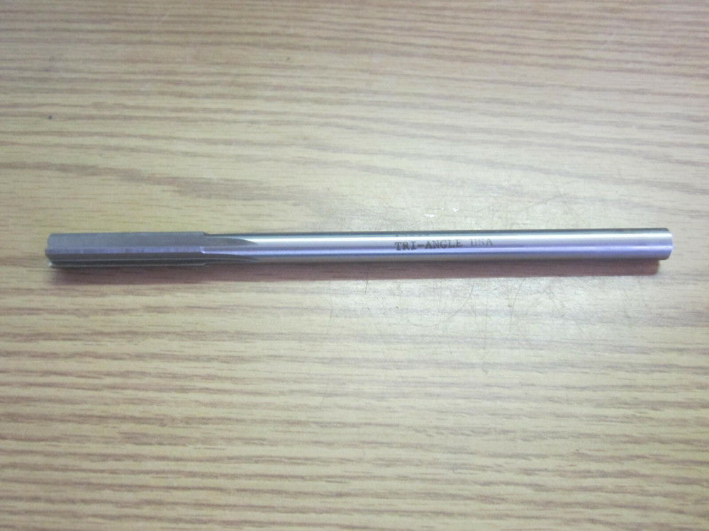 .4365" X 1-3/4" X 3/8" X 7" HSS RH 6 Flute Tri-Angle Chucking Reamer NEW
