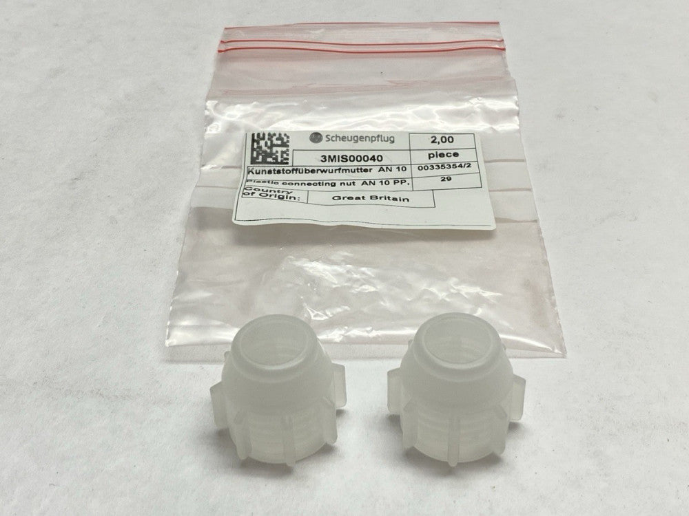 Scheugenpflug 3MIS00040 Plastic Connecting Nut AN 10 PP LOT OF 2