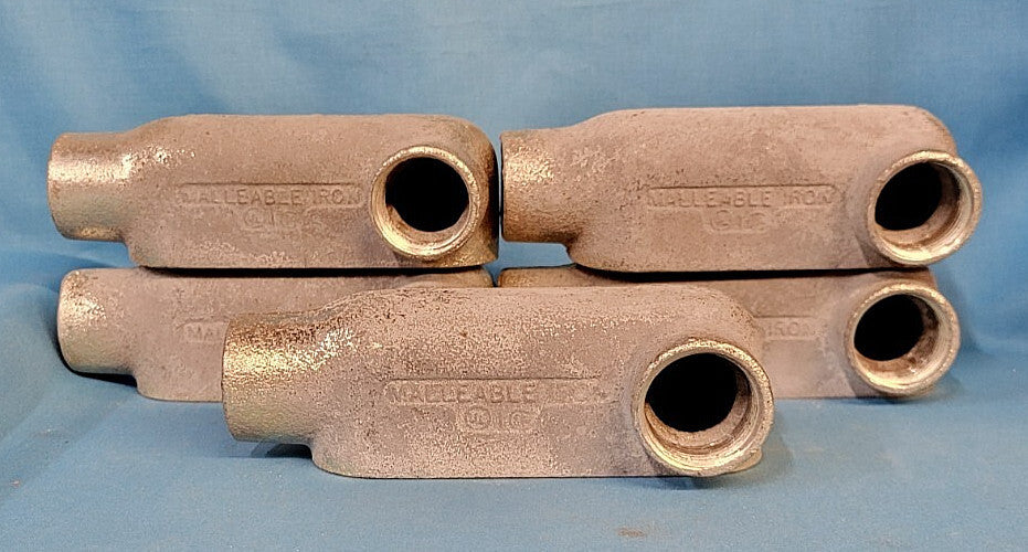 OZ GEDNEY 1 IN. CONDUIT BODY  M/N: LR-100G (LOT OF 5)