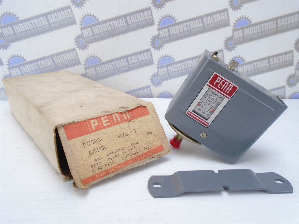 PENN - P67AA-1 - PRESSURE CONTROL - DPST 3-30 PSI - 120/240 V - (NEW in BOX)
