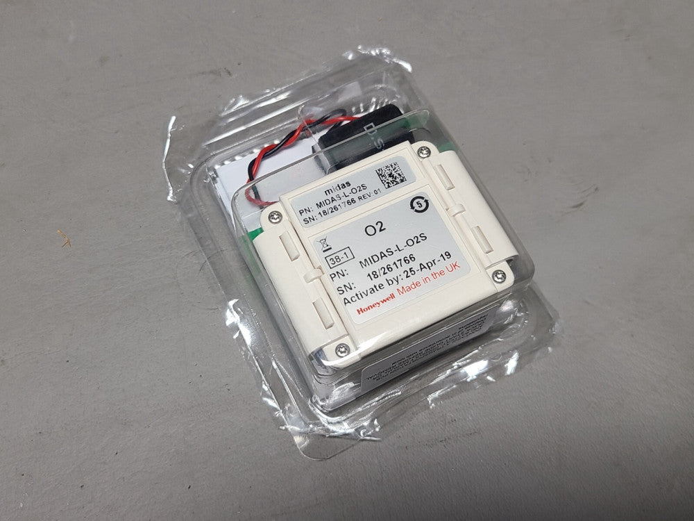 NEW HONEYWELL MIDAS GAS DETECTOR O2 OXYGEN SENSOR CARTRIDGE MIDAS-L-O2-S