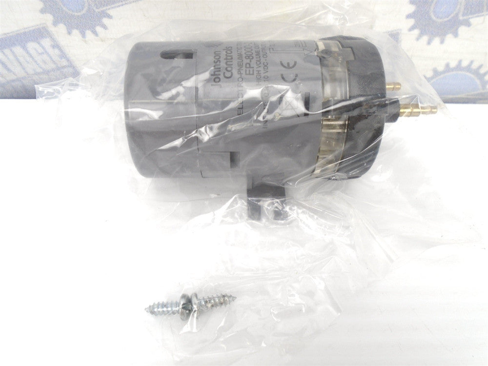 JOHNSON - EP-8000-2 - ELECTRO-PNEUMATIC TRANSDUCER - IN: 0-10V OUT: 0.5-19 PSIG