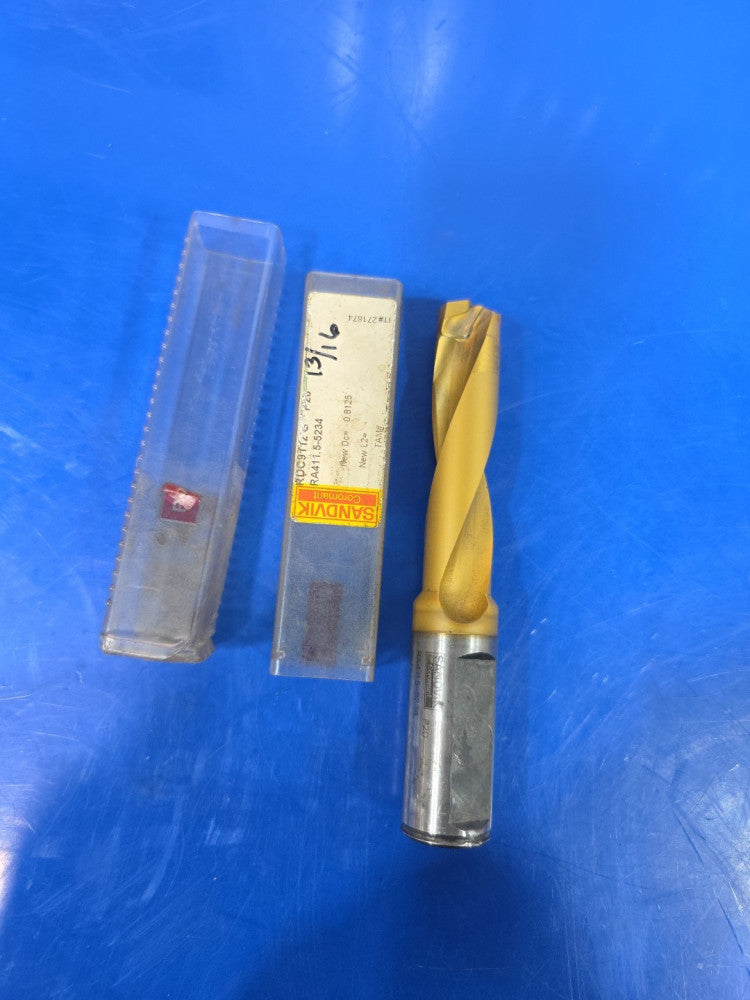 SANDVIK COROMANT RA4115-5234 267670 Delta Brazed Carbide Tipped Drill 13/16
