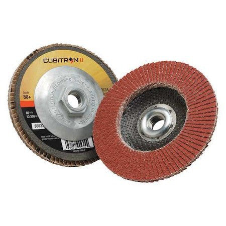 3M Cubitron 7100031307 Flap Disc,T29,4-1/2In. X 5/8-11,80