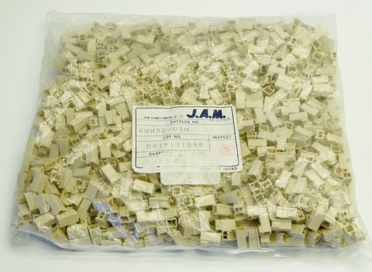 1000 pcs. JAM Japan Automatic Machine Co RMH25-025M, 2-position Connector