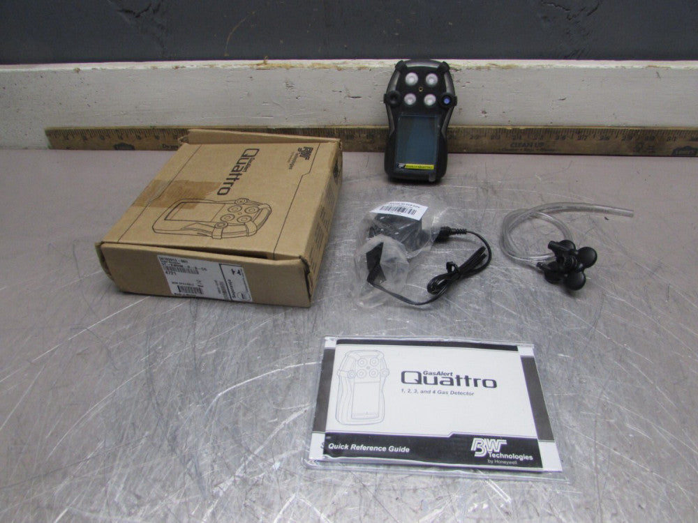 BW TECHNOLOGIES QUATTRO QT-XWHM-R-B-CG , GasAlert MULTI-GAS DETECTOR , NEW!