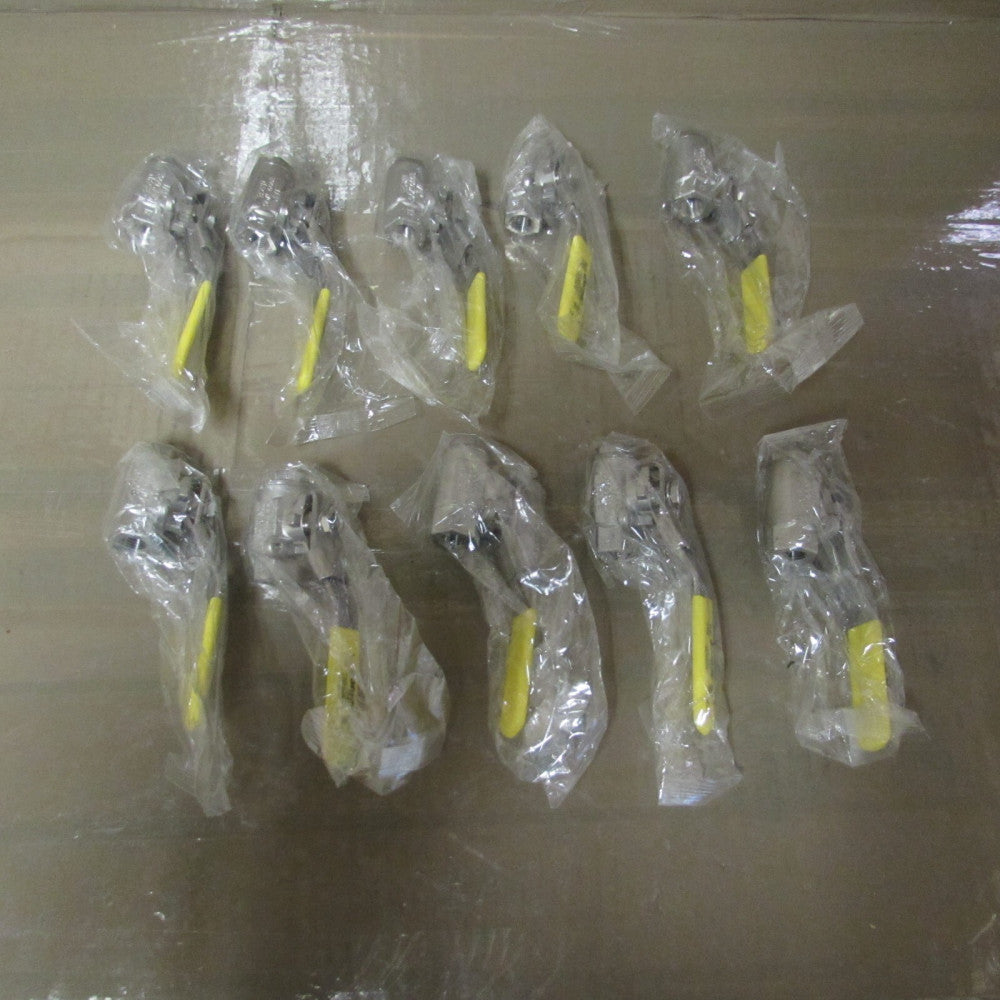 1 LOT, 10QTY-JOMAR, 316SS, 1/4"NPT BALL VALVE, 2000WOG, NEW IN BAG! MAKE OFFER!